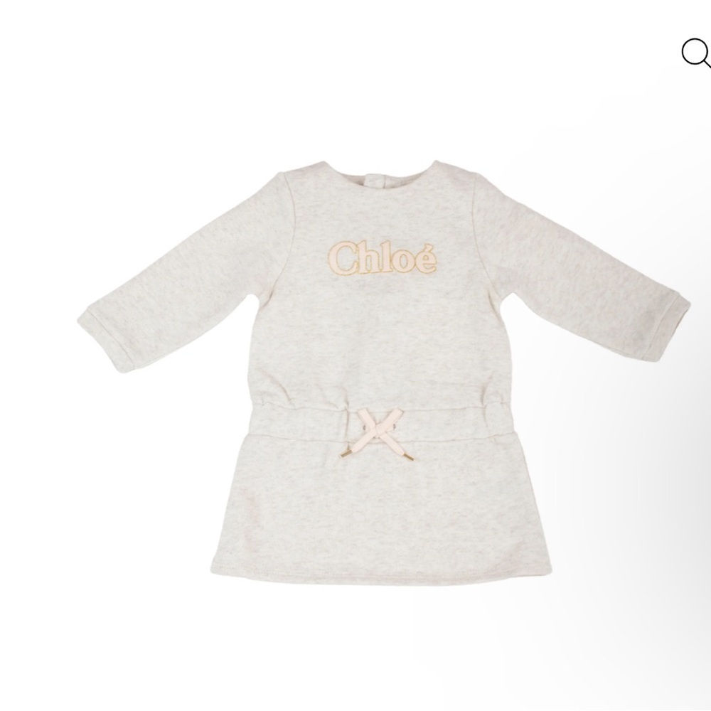 Chloe Cream Long Sleeve Casual Dress